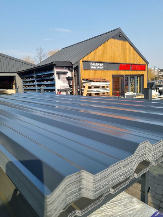 Blacha trapezowa T-18E antracyt 7016 połysk