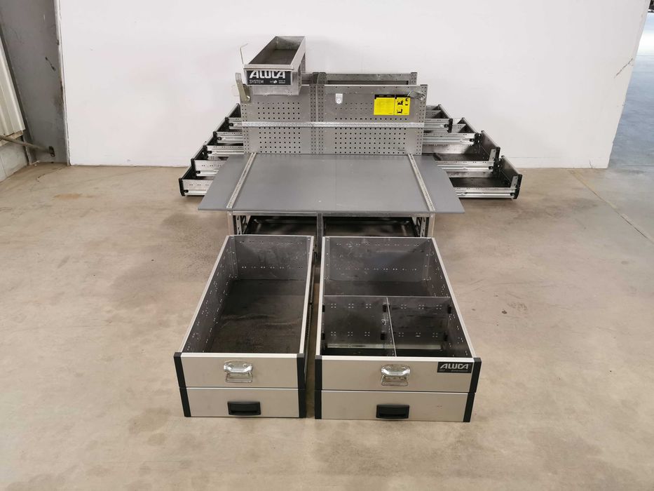 Szuflady do Pickup Pickupa zabudowa pickup pickupa na pakę ALUCA