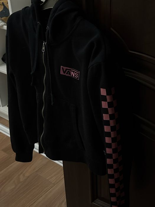 чорна зіпка  Vans на флісі xs-s