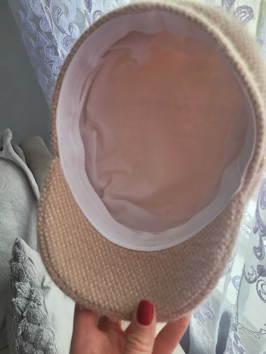 Берет ангора бежевий