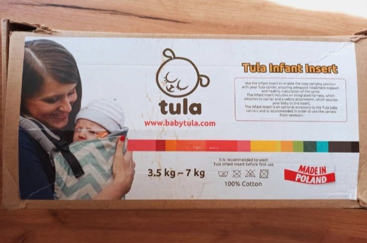 Tula z wkładem dla noworodka