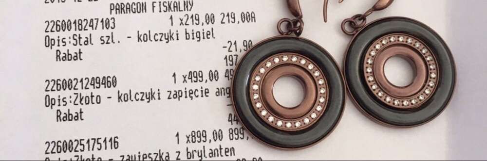 Kolczyki Elixa nowe stal szlachetna