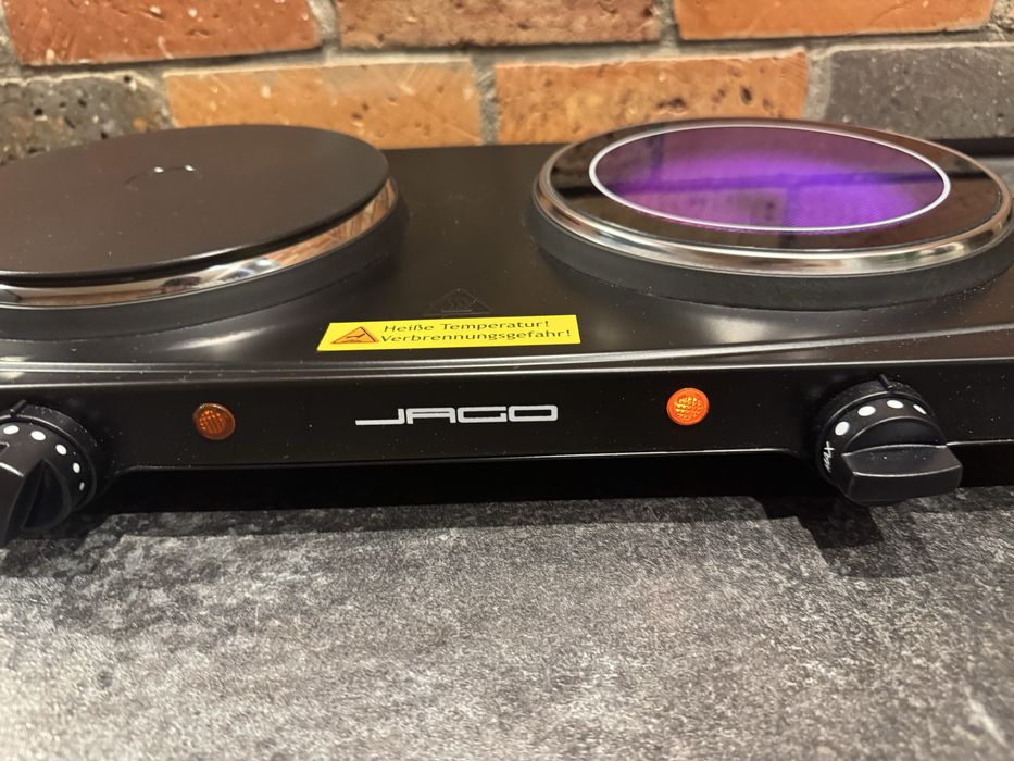 Kemping Elektryczna płyta grzejna z dwoma palnikami, 220 - 230 V.