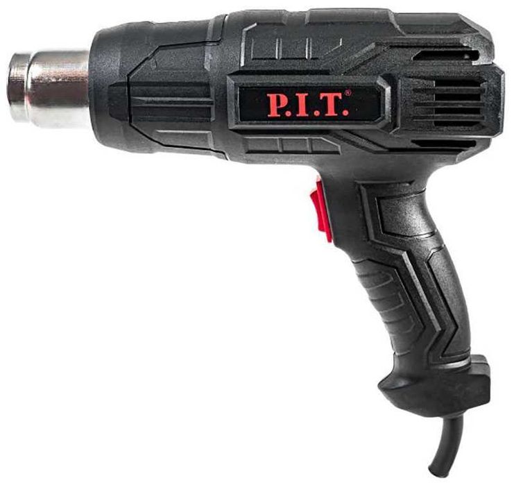 Технічний будівельний фен P.I.T. 2300Вт 300-600 С 4 насадки кейс PL