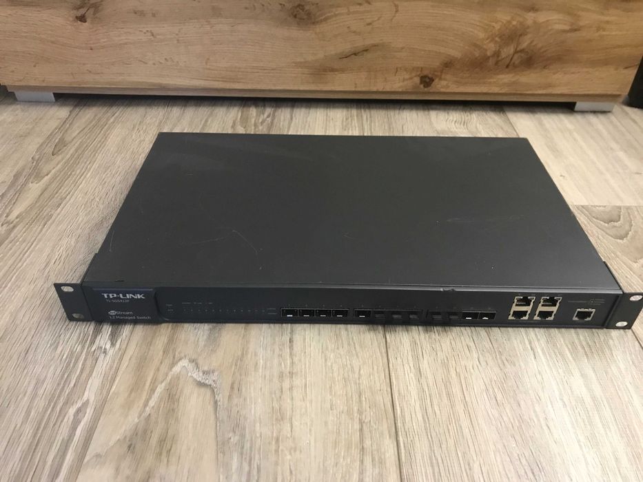 Switch Tplink TL-SG5412F 12xSFP + 4xCombo RJ-45 + uszy rack