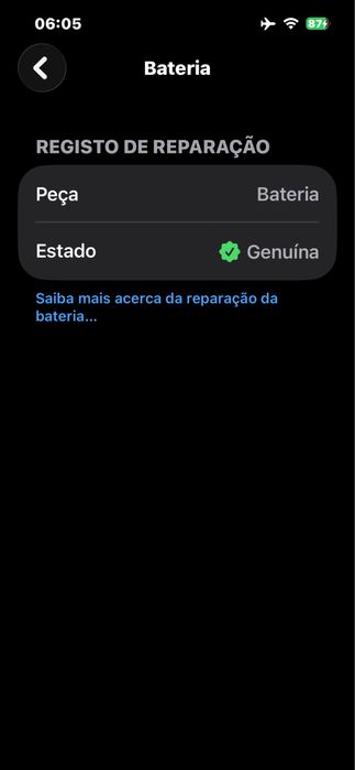 iphone 13 pro azul com bateria 100%