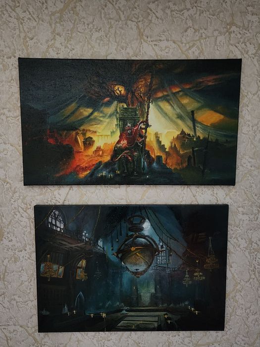 Картина маслом "Messmer. Elden ring" 70×40 см.