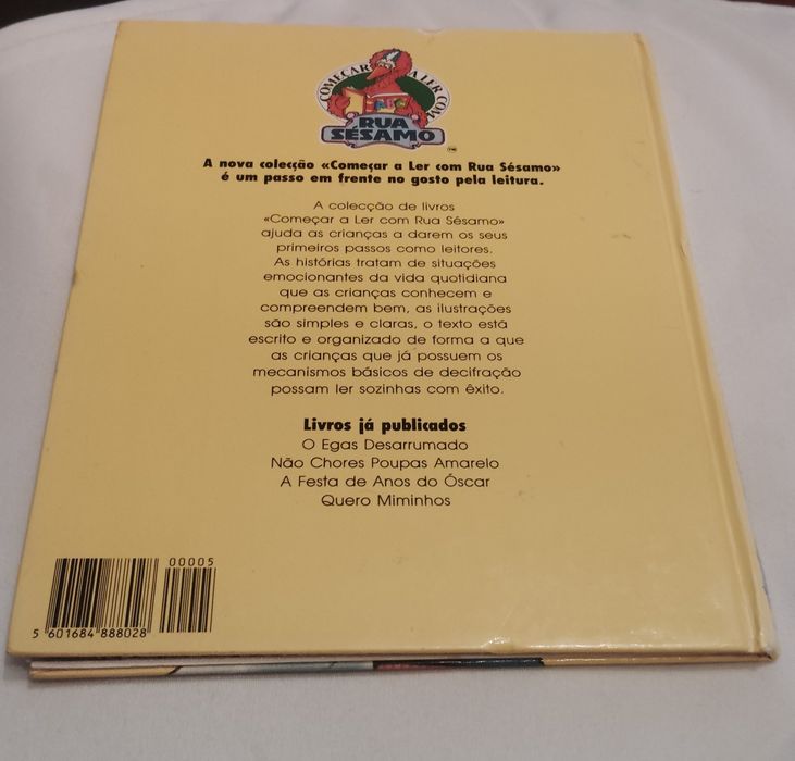 Livro Infantil Coleção Rua Sésamo A Mentirinha do Egas Usado