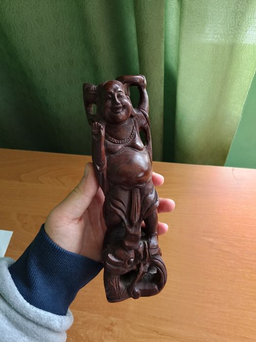 Hinduska figurka z drewna floklor