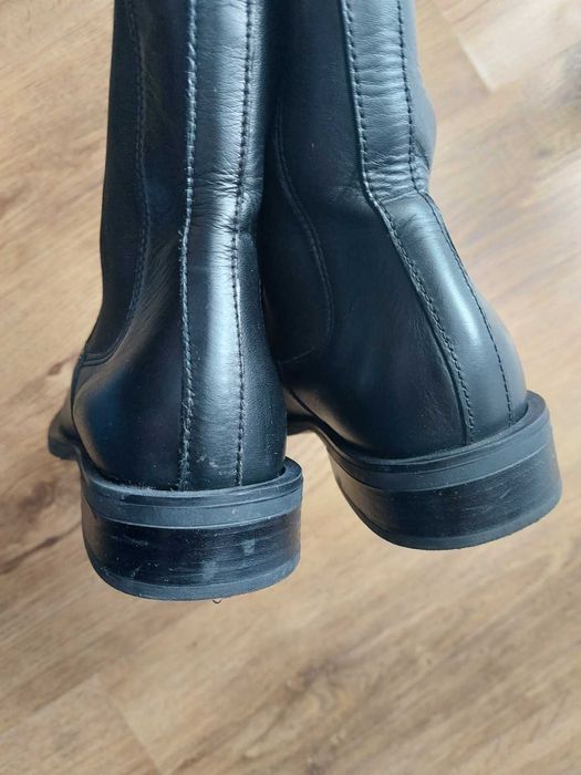 Skóra 35,Gino Rossi, czarne sztybety