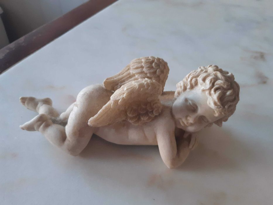 Anjo deitado, 17,5cm, vintage