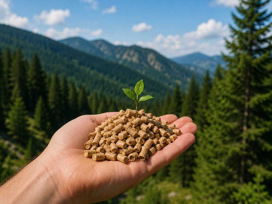 Pellet z Certyfikatem A1 100% Sosnowy PRODUCENT. Paleta 1005 Kg.