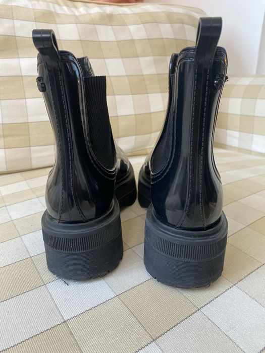 Lemon Jelly galochas botas de chuva sola dupla numero 37