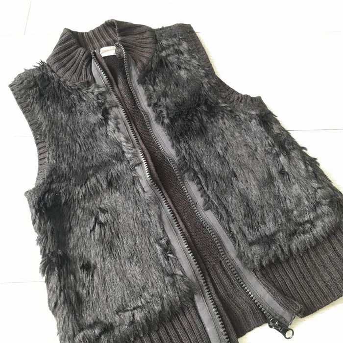 Futrzna kamizelka H&M   134 cm