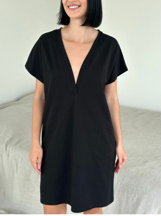 Сорочка для вагітних і годуючих Bra moms, розмір S/M, чорна