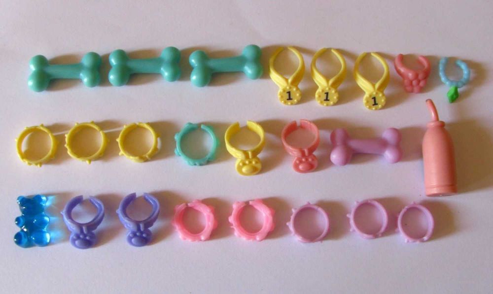 Akcesoria Littlest Pet Shop LPS dodatki obroże LPS