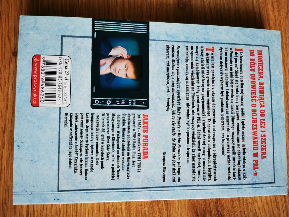 Książka Jakub Porada "Chłopaki w sofixach"