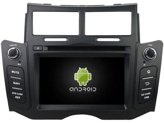 Auto-rádio 2 din android 14 p/ Toyota Yaris 2005 a 2011