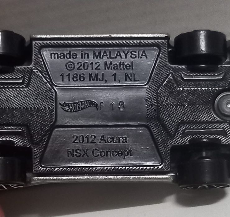 2012 acura nsx hot wheels