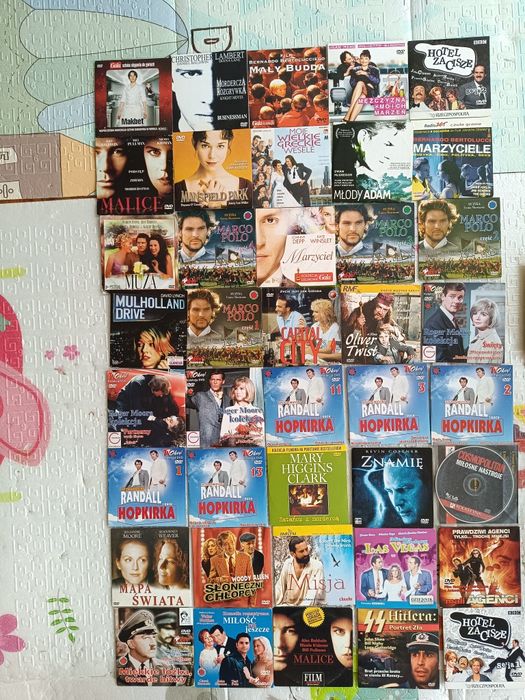 Filmy,40 sztuk,płyty CD