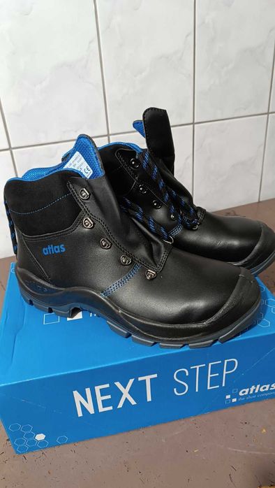Buty robocze skórzane solidne trzewiki Atlas AB505