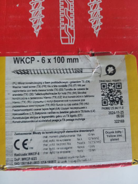 Wkręty do drzewa Klimas nowe