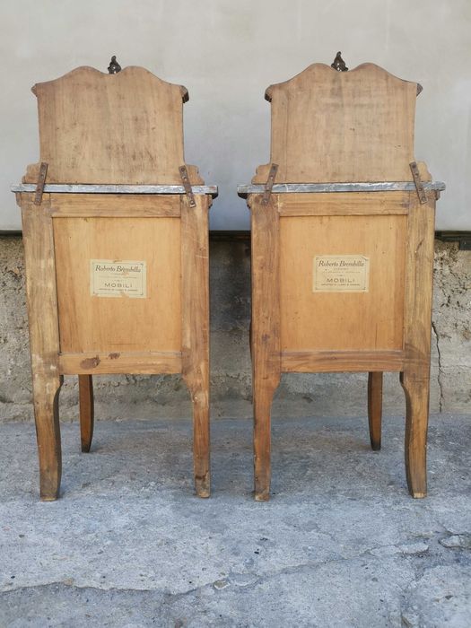 Włoskie nakastliki Roberto Brembilla, marmur, szafki nocne,transport