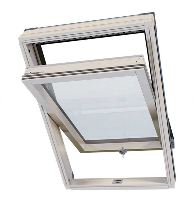 janela telhado OKPOL VSO E2 55 cm x 78 cm e rufo - NOVA