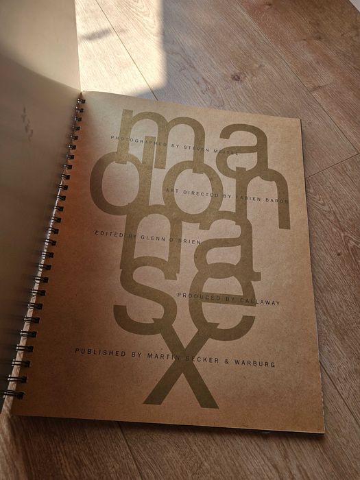 Livro "Sex" – Madonna (Edição Original de 1992)