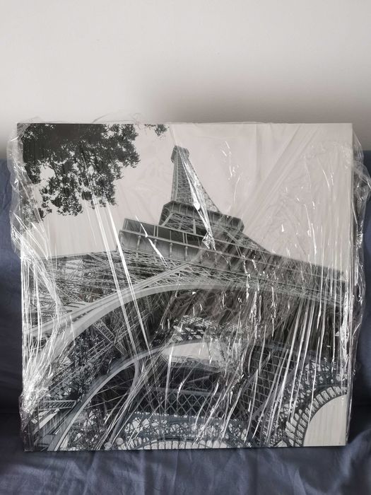 tela quadrada 60x60 torre eiffel conforama