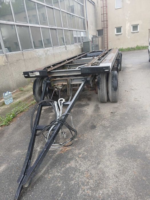 MAN hakowiec z przyczepą