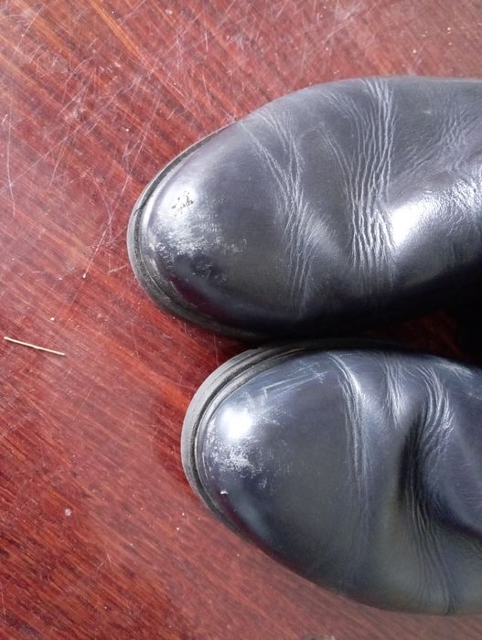 Сапожки шкіряні на овчині