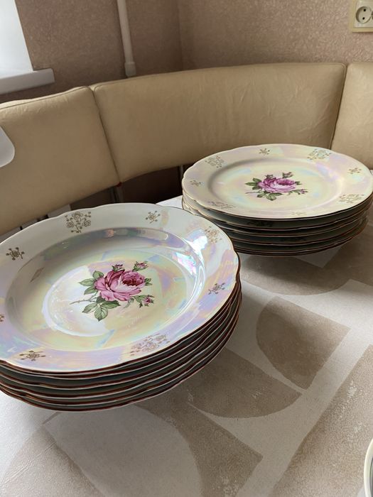 Тарелки фарфор ГДР новые KAHLA