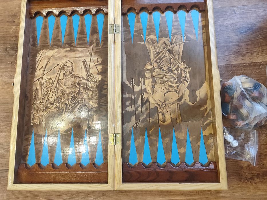 Нарди шахмати шашки 3в1 РУЧНОЇ РОБОТИ