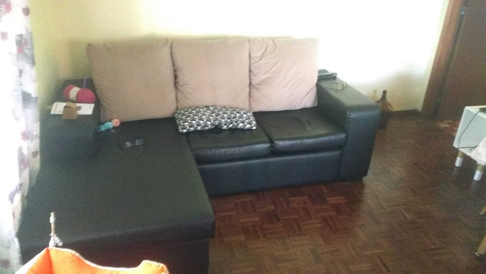 Sofá de 3 lugares com chaise long Viana Do Castelo (Santa Maria Maior E