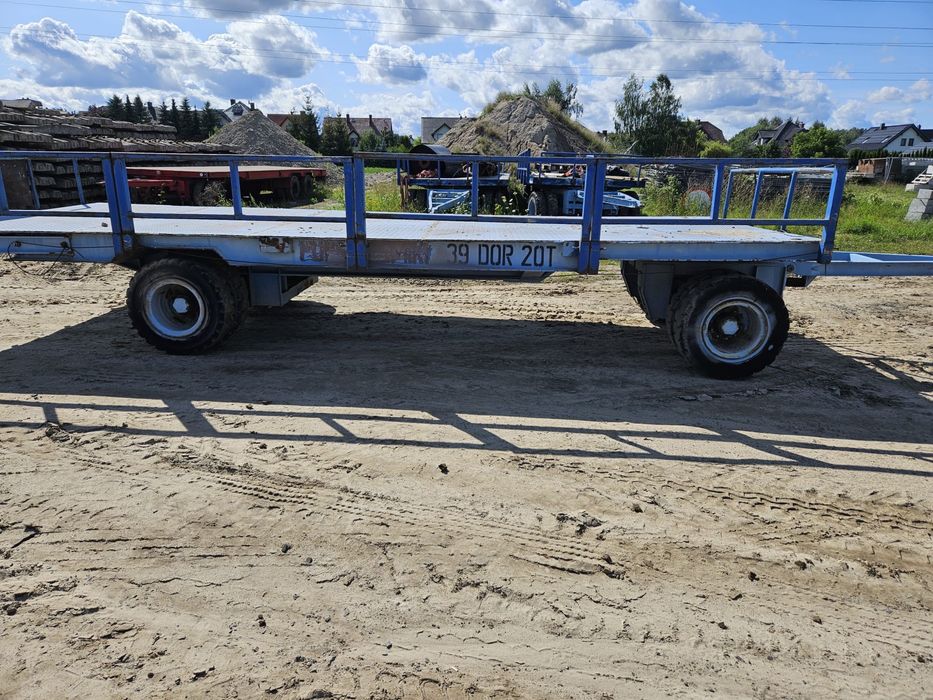 Przyczepa niskopodwoziowa zarejestowana
