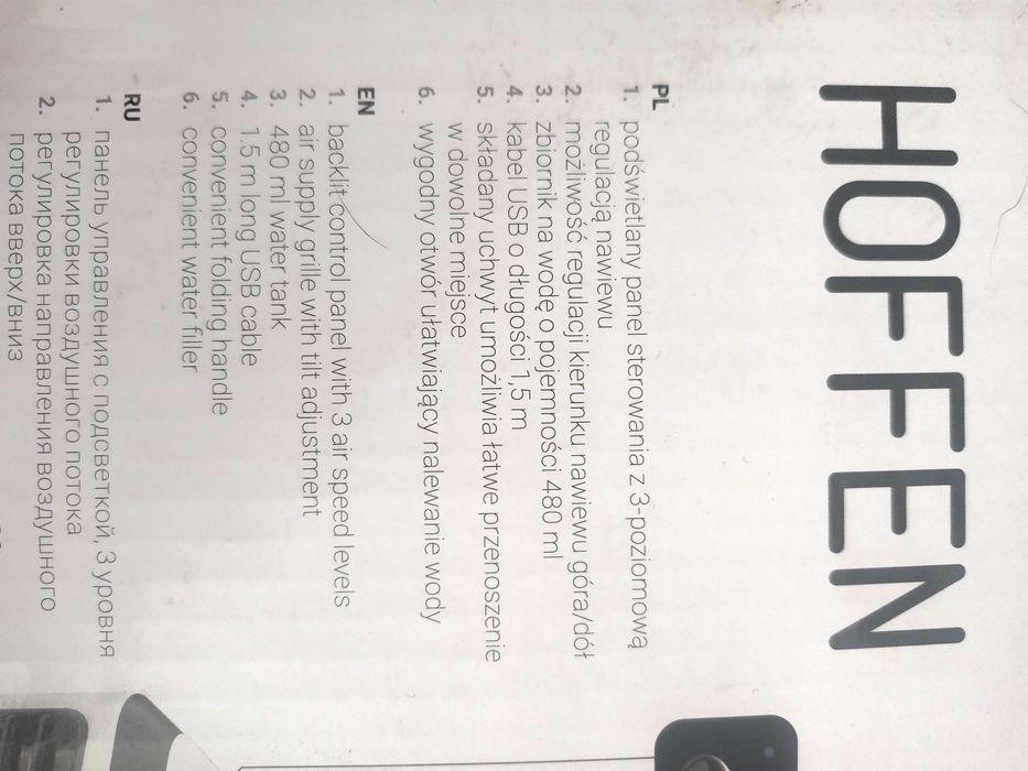 Klimator HOFFEN do chłodzenia pomieszczeń
