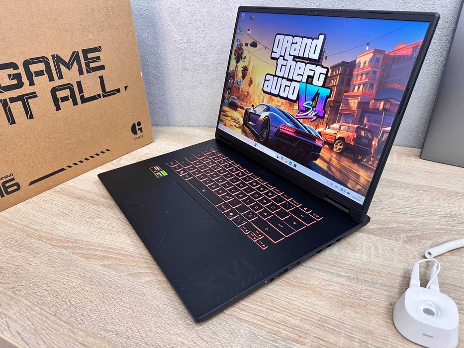 Gigabyte Gaming A16 3WH 165Hz/AMD Ryzen 7-260/16Gb DDR5/1Tb SSD/RTX 5070 8Гб GDDR7/ НОВИЙ!/2 цикли/ігровий Ноутбук/Гарантія!/Гігабайт/АМД/legion/Asus