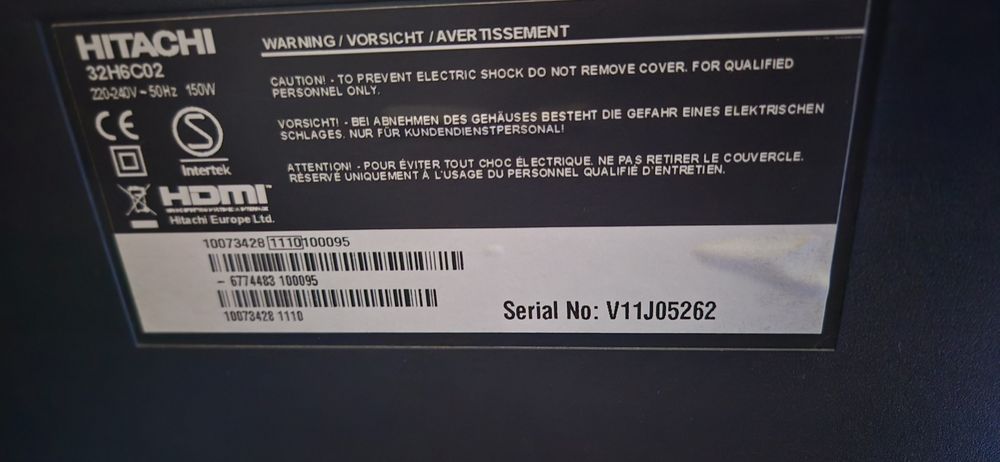 TV HITACHI em bom estado