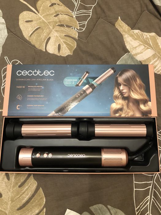 Без торгу! Новий Стайлер CECOTEC Bamba CeramicCare 2in1 AirGlam Black