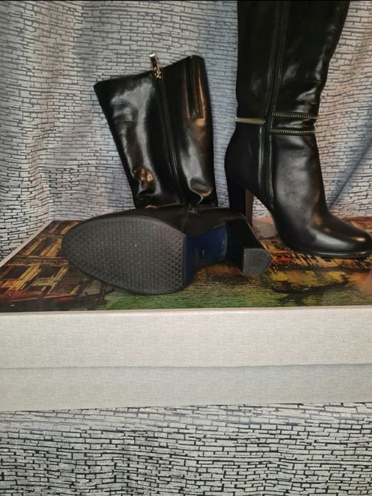 Buty kozaki Venezia r 38 24.5 cm wkładka