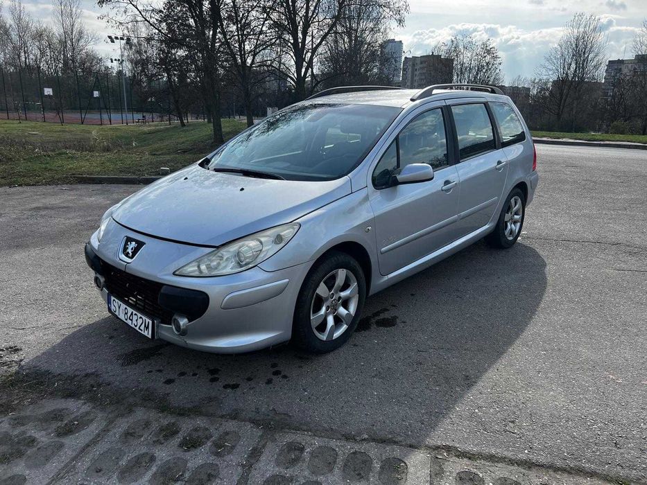 Peugeot 307 SW 1.6 HDi | 2008 | Srebrny Metalik | KLIMATYZACJA Okazja!
