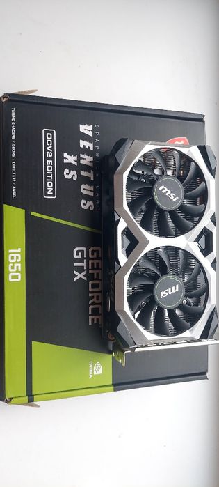 видеокарта MSI GeForce GTX 1650 Ventus XS 4GB GDDR6 (модификация OCV2)