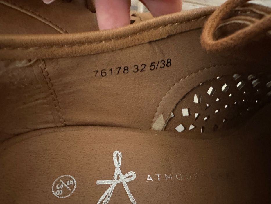 Sapatos Castanhos Nº 38