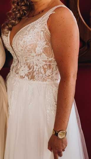 Suknia Ślubna model Diora + Welon ślubny Polis