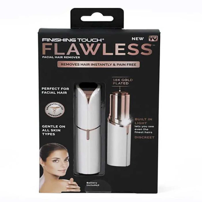 Женский триммер для лица, эпилятор в виде губной помады  FLAWLESS