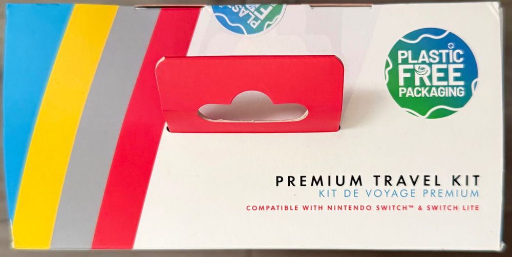 Premium travel kit Nintendo Switch Ecoplay- novo, 3 anos de garantia