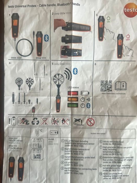 Testo 440dP miernik przepływu