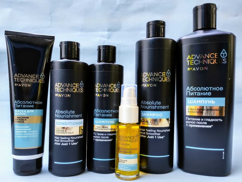 Шампунь Advance Techniques для волосся 250, 400, 700 мл Ейвон Avon