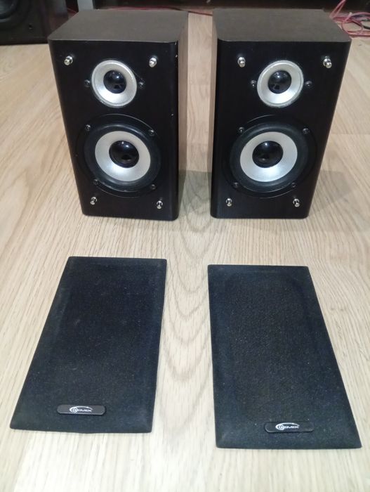 Колонки для п.к.Gemix tf-5,10Вт,дерево